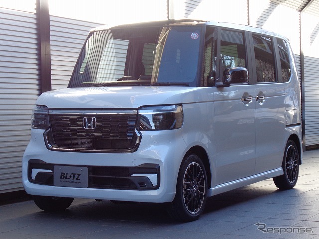 DAMPER ZZ-R［92390］ホンダ・N-BOXカスタム装着例（基準車高：フロント：20mmダウン／リア：38mmダウン）