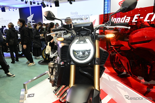 「Eクラッチ」を搭載するホンダ CB650R(東京モーターサイクルショー2024)