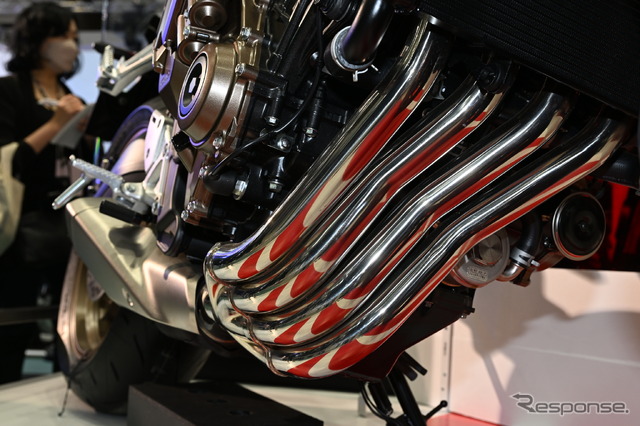 「Eクラッチ」を搭載するホンダ CB650R(東京モーターサイクルショー2024)