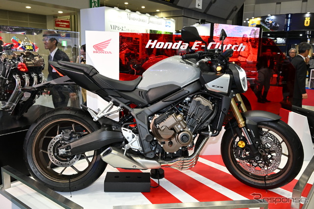 「Eクラッチ」を搭載するホンダ CB650R(東京モーターサイクルショー2024)