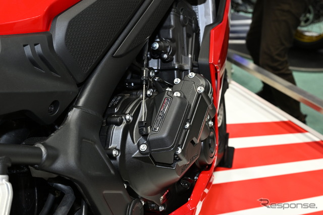 「Eクラッチ」を搭載するホンダ CBR650R(東京モーターサイクルショー2024)