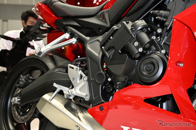 「Eクラッチ」を搭載するホンダ CBR650R(東京モーターサイクルショー2024)