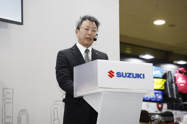 スズキのプレスカンファレンス(東京モーターサイクルショー2024)