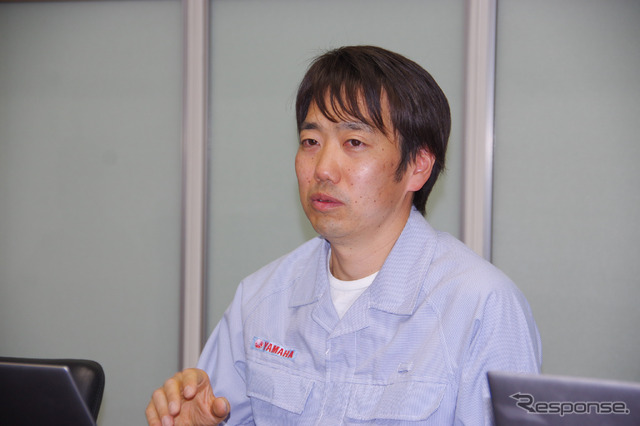 ヤマハ MT-09 新型の電子システム担当、稲葉明紘さん