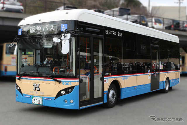 新デザインのEVバス車両