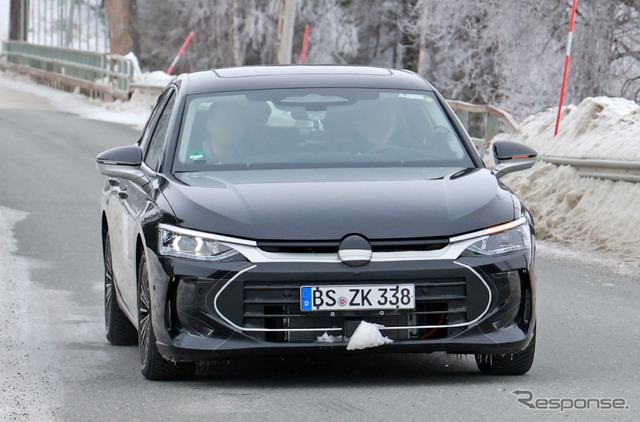 VW ゴルフ ジェッタ後継モデル プロトタイプ(スクープ写真)