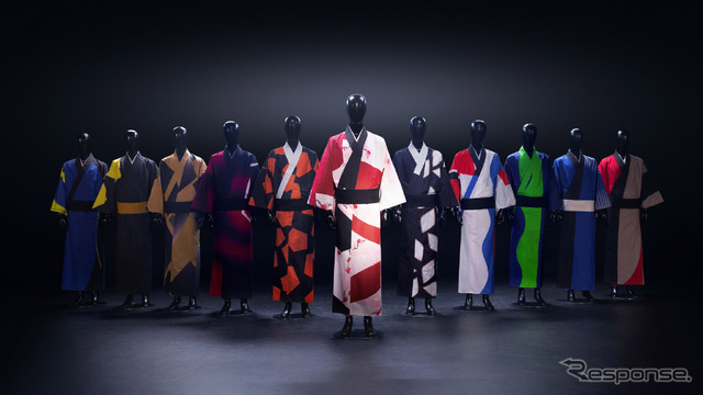 ニッサン・フォーミュラEチーム、東京大会に参戦する全チームに特注の着物を提供