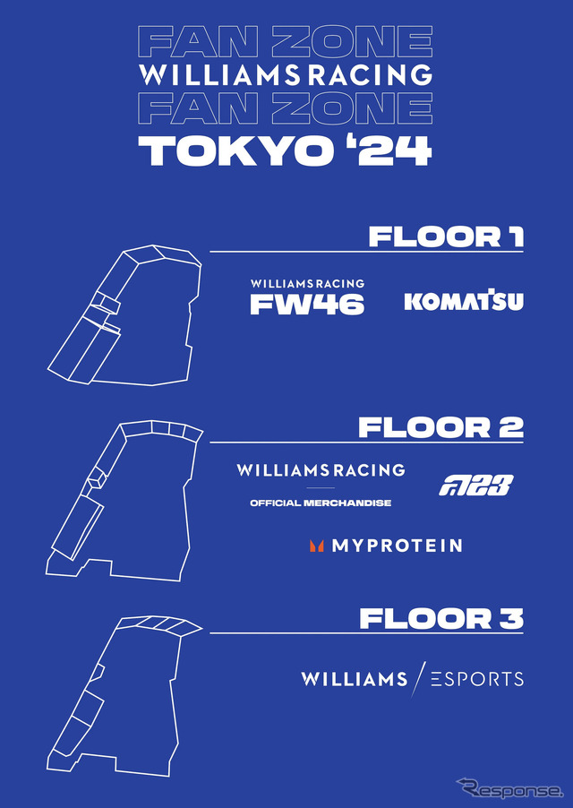 「Williams Racing Fan Zone」が東京・渋谷で開催