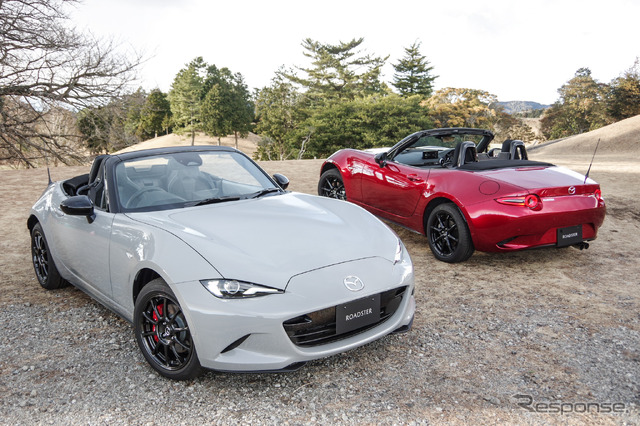 マツダ ロードスター RS（左）とSスペシャルパッケージ（右）