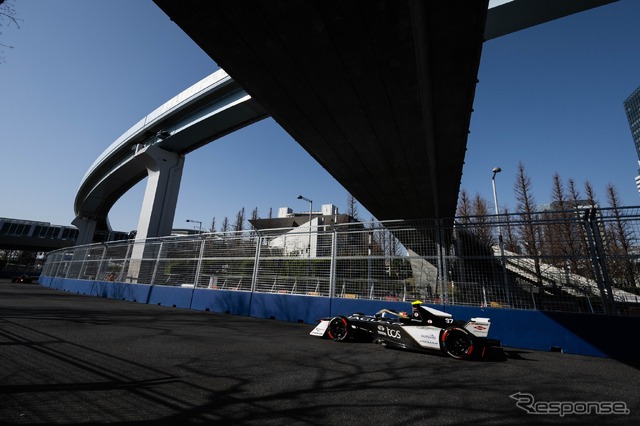 #37 キャシディ(ジャガー)は後方グリッド発進から入賞を果たした。 (c) Formula E