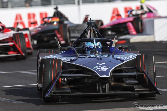 優勝の#7 ギュンター(マセラティ)。 (c) Formula E