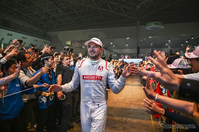 3位の#1 デニス(アンドレッティ)。 (c) Formula E