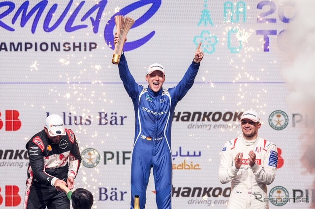 マセラティMSGレーシングのギュンター選手が優勝(フォーミュラE東京E-Prix)