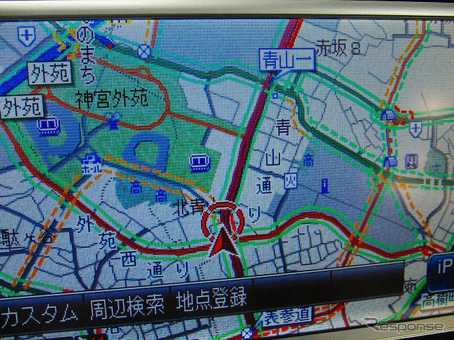 【クラリオン09夏】タクシープローブによる渋滞情報をケータイ経由で取得