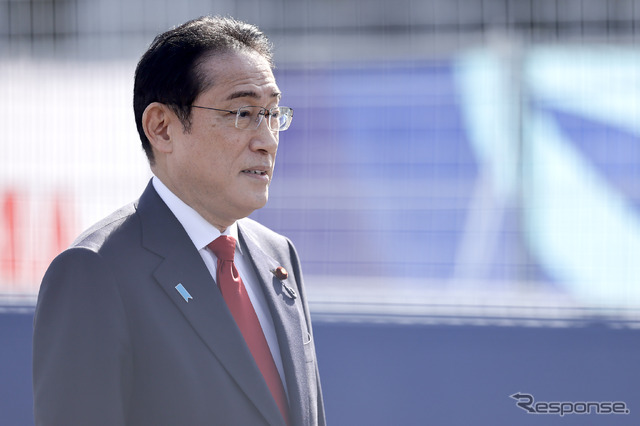 岸田首相(フォーミュラE東京E-Prix)