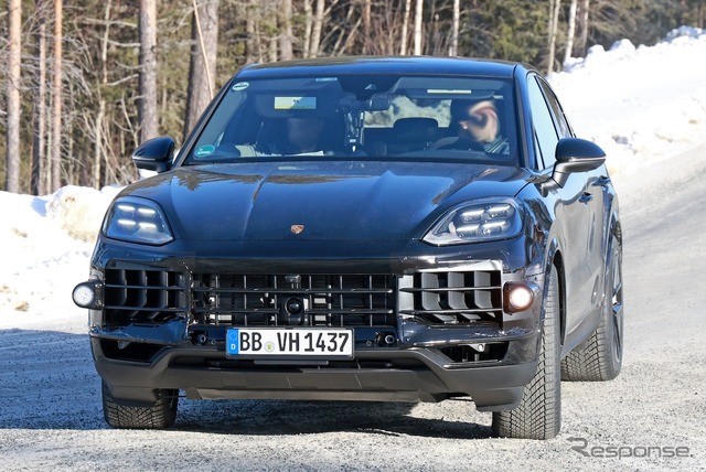ポルシェ カイエン 次期型 ICEモデルのプロトタイプ(スクープ写真)