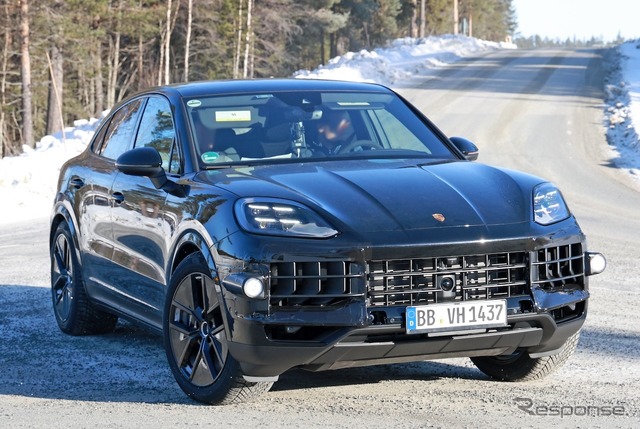 ポルシェ カイエン 次期型 ICEモデルのプロトタイプ(スクープ写真)