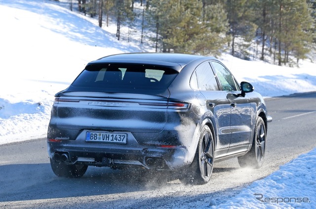 ポルシェ カイエン 次期型 ICEモデルのプロトタイプ(スクープ写真)