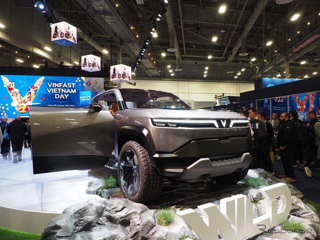 ビンファスト初のピックアップトラック『VFワイルドコンセプト』(CES 2024)