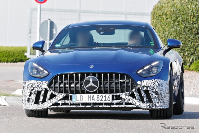メルセデス AMG GTクーペ 後輪駆動モデルのプロトタイプ(スクープ写真)