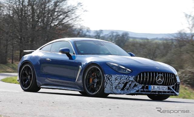 メルセデス AMG GTクーペ 後輪駆動モデルのプロトタイプ(スクープ写真)