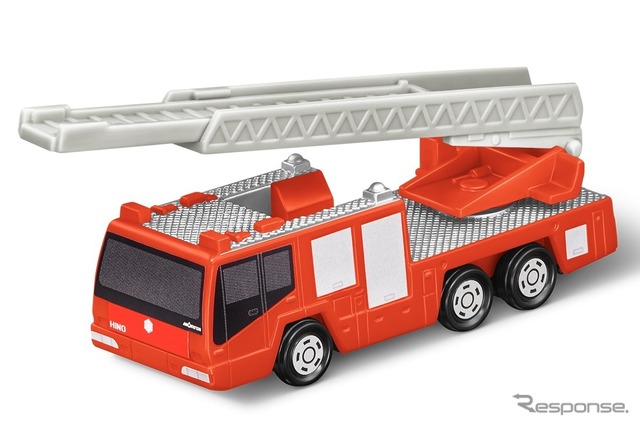 ハッピーセット・トミカ第1弾:日野はしご付消防車(モリタ・スーパージャイロラダー)