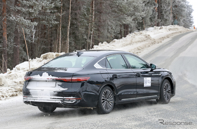 VW ゴルフ ジェッタ後継モデル プロトタイプ(スクープ写真)