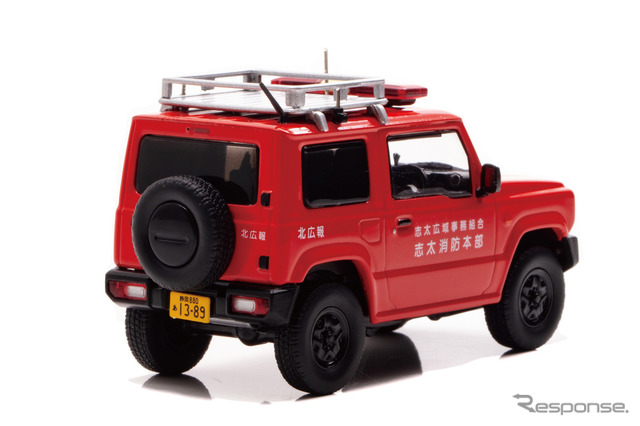 スズキ ジムニー XG(JB64W)2019年モデル 静岡県志太消防本部広報車(1/43スケール)