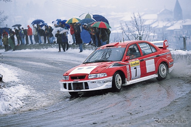 三菱ランサーエボリューションⅥ:2001年モンテカルロラリー優勝車両