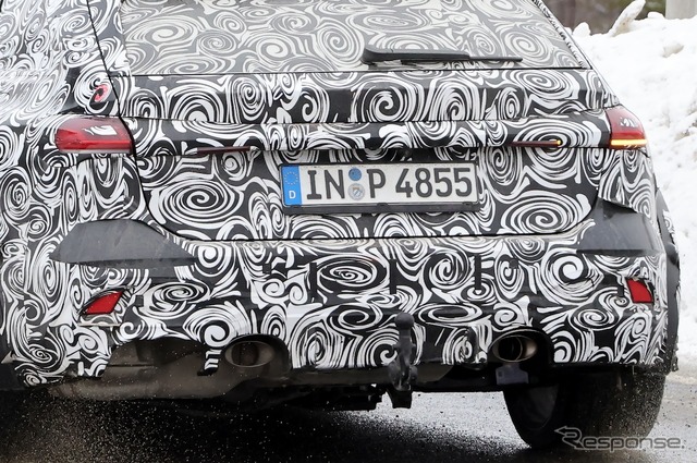 アウディ RS5 アバント プロトタイプ(スクープ写真)