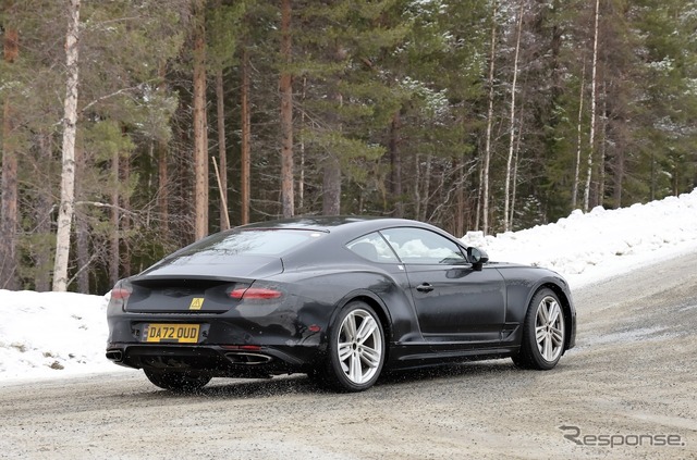 ベントレー コンチネンタルGT PHEVのプロトタイプ(スクープ写真)