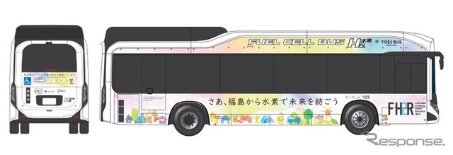 ラッピングバスのイメージ