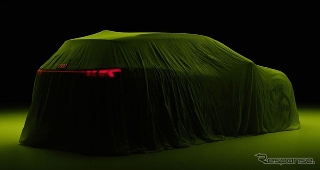アウディ Q6 L e-tron のティザー写真