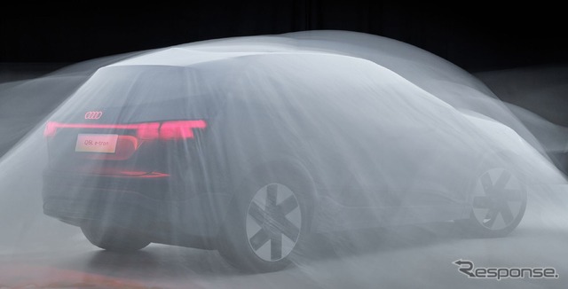 アウディ Q6 L e-tron のティザー写真
