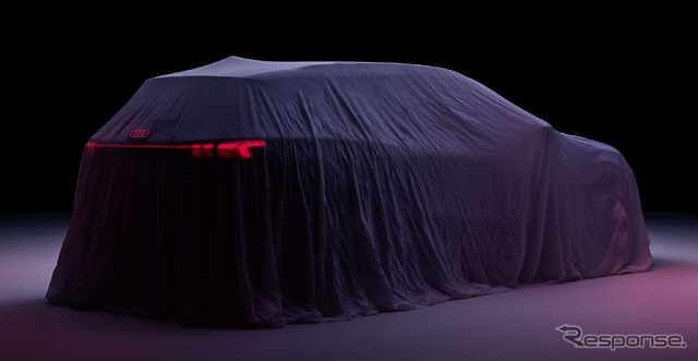 アウディ Q6 L e-tron のティザー写真