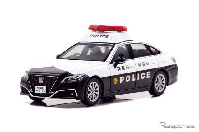 トヨタ クラウン (ARS220) 2021 神奈川県警察所轄署地域警ら車両（1/43スケール）