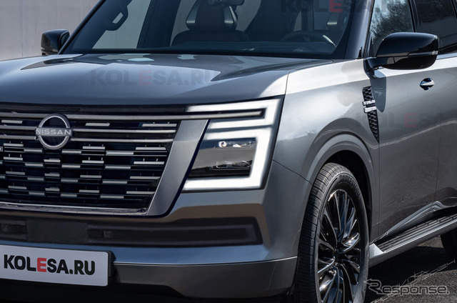 日産 パトロール 次期型の予想CG