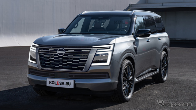 日産 パトロール 次期型の予想CG