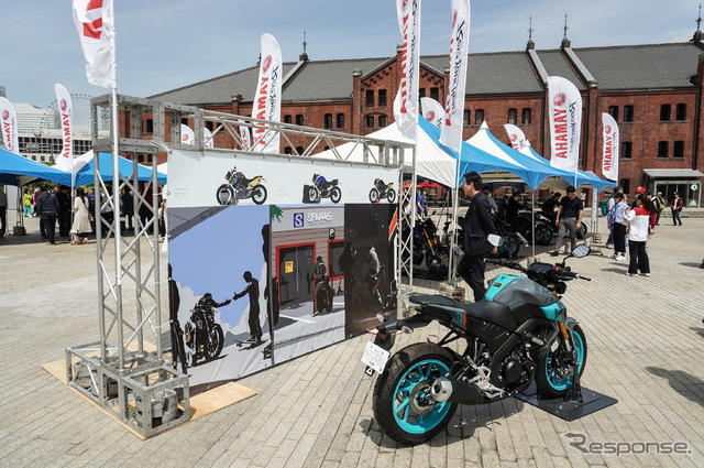 My Yamaha Motorcycle Day Touch(4月20日、横浜・赤レンガ倉庫)