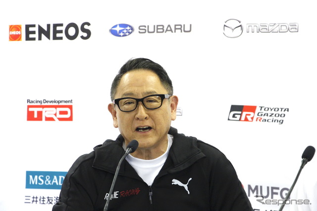 スーパー耐久未来機構 理事長のモリゾウこと豊田章男氏
