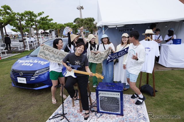 HIRAIDAI presents THE BEACH TRIP 2024のノート e-POWER特設ブース