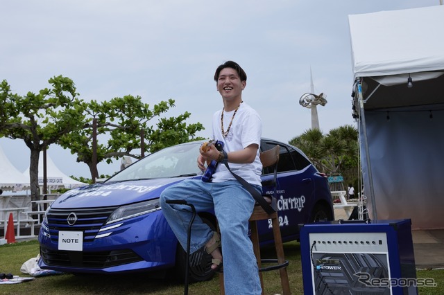 HIRAIDAI presents THE BEACH TRIP 2024のノート e-POWER特設ブース