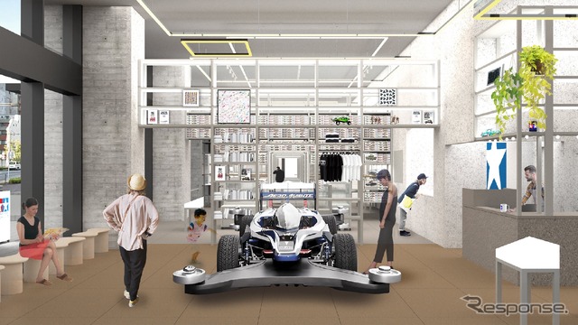 1/1スケール ミニ四駆 エアロ アバンテ