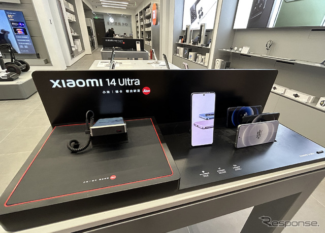 北京市内の百貨店に入るシャオミの店舗