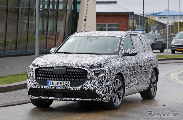 アウディ Q7 次期型プロトタイプ(スクープ写真)