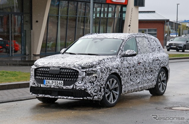 アウディ Q7 次期型プロトタイプ(スクープ写真)
