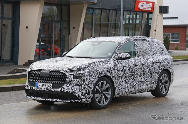 アウディ Q7 次期型プロトタイプ(スクープ写真)