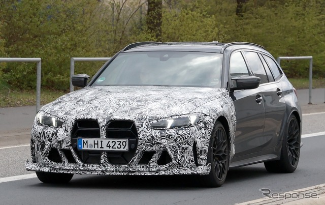 BMW M3 CS ツーリング プロトタイプ(スクープ写真)