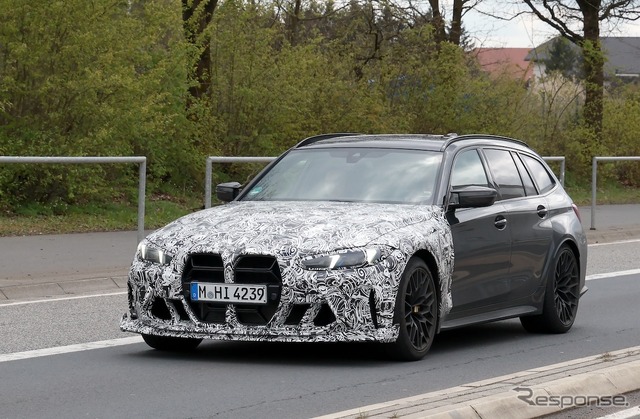 BMW M3 CS ツーリング プロトタイプ(スクープ写真)