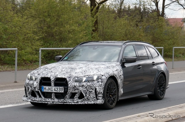 BMW M3 CS ツーリング プロトタイプ(スクープ写真)
